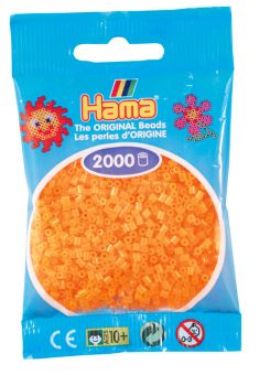 Hama Mini 2000 perler Neon Oransje 38