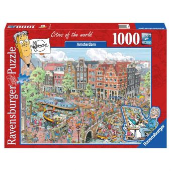 Ravensburger Puslespill 1000 Brikker - Amsterdam
