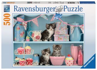 Ravensburger Puslespill 500 Brikker - Cats & Cupcakes