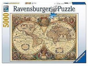 Ravensburger Puslespill 5000 Brikker - Antique Map