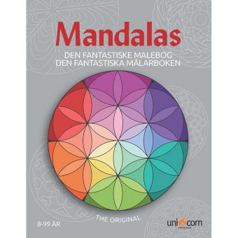 Mandalas malebok for barn - avansert