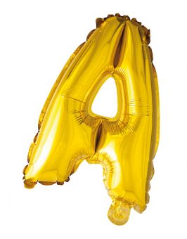Folie ballong Gull 41cm- Bokstaven A