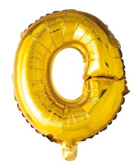Folie ballong Gull 41 cm -  Bokstaven O