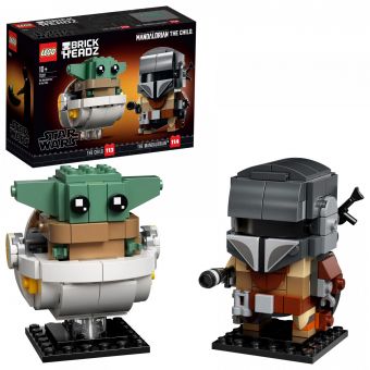 LEGO Star Wars BrickHeadz - Mandalorianeren og Barnet 75317