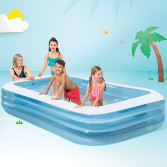 Intex Swim Center Oppblåsbart badebasseng 305x183x56 cm fra 6 år