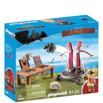Playmobil Dragerytterne - Gugge Langrap med saueslynga 9461