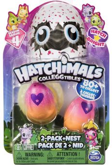 Hatchimals Colleggtibles Serie 4 - 2 pakning med rede