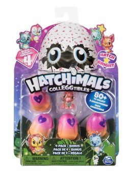 Hatchimals Colleggtibles Serie 4 - 4 pakning + bonus