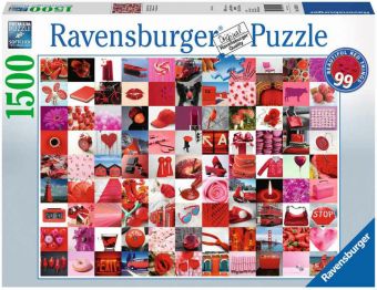 Ravensburger Puslespill 1500 Brikker - 99 Beautiful Red Things