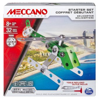 Meccano Begynner sett - Helikopter