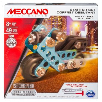 Meccano Begynner sett - Motorsykkel