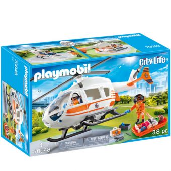 Playmobil City Life - Redningshelikopter 70048
