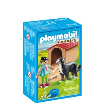 Playmobil Country - Hund med hundehus 70136