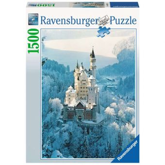 Ravensburger Puslespill 1500 Brikker - Neuschwanstein Castle in Winter