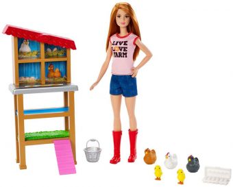 Barbie Karriere lekesett med dukke - Kyllingbonde