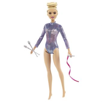 Barbie Karrieredukke m/ tilbehør - Rytmisk Gymnastikk