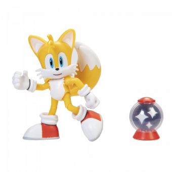 Sonic the Hedgehog figur 10 cm - Tails med invincible powerup