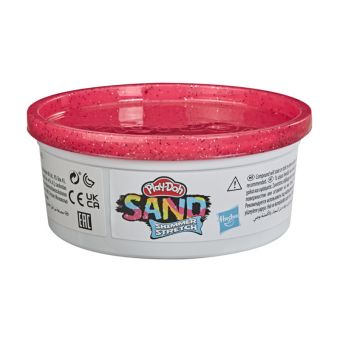 Play-Doh Shimmer & Stretch Sand - Rød