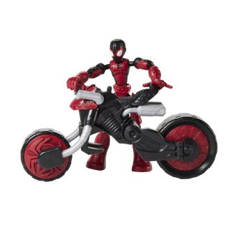 Marvel Spider-Man Bend and Flex - Spider-Man med motorsykkel