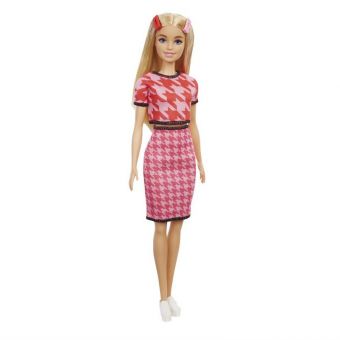 Barbie Fashionistas Dukke #169 - Rosa Skjørt & T-skjorte