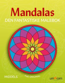 Mandalas malebok for barn - middels
