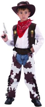 Cowboy kostyme 5-6 år (110-120 cm)