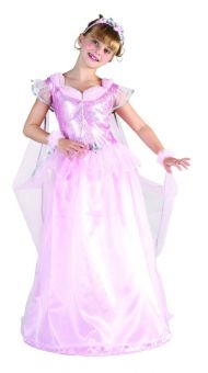 Skimrende Prinsessekjole Kostyme 7-8 år (120-130 cm)