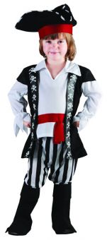 Pirat kostyme 1-2 år (80-92cm)