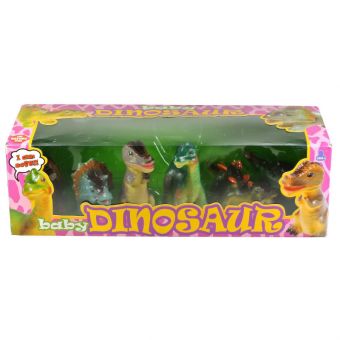 Baby Figursett 6-Pakning - Dinosaur