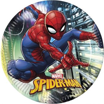 Marvel Spider-Man Papptallerkener 23 cm 8 stk