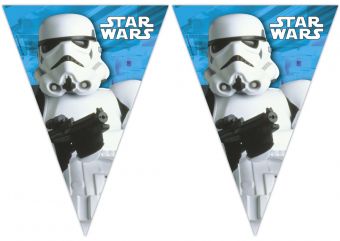 Banner med 9 flagg - Star Wars