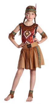 Prærie jente kostyme 9-10 år (130-140 cm)