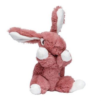Molli Toys Plysjbamse - Rosa kanin 16 cm