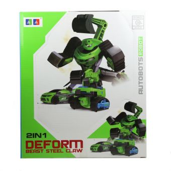 Robot 2-i-1 Deformed - Grønn