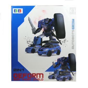 Robot 2-i-1 Deformed - Blå