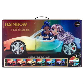 Rainbow High Color Change Lekebil - Sportsbil