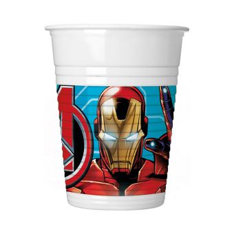 Marvel Avengers Plastkopper 2 dl - 8 stk