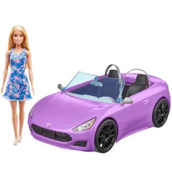 Barbie Cabriolet lekebil med dukke