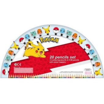 Pokémon 20-pakning med blyanter