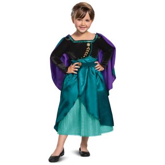Disney Prinsesse kostyme - Dronning Anna Deluxe 5-6 år