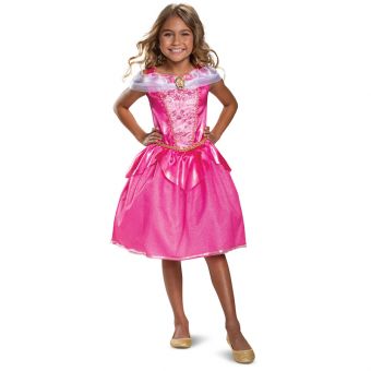Disney Prinsesse kostyme - Aurora Deluxe 7-8 år (122-128 cm)