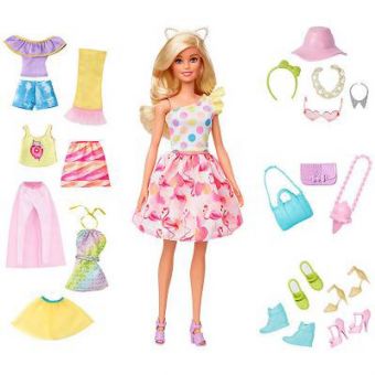 Barbie Fashion combo dukke med tilbehør