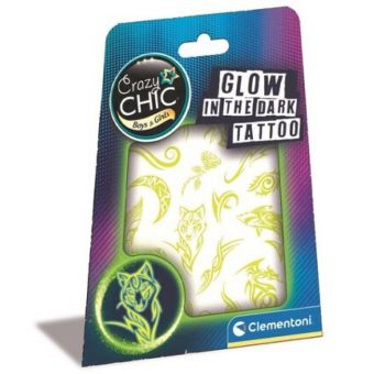 Clementoni Crazy Chic Tatovering - Glow In the Dark