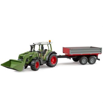 Bruder Landbruks Traktor 1:16 - Fendt Vario 211 m/ frontlaster og tippespor