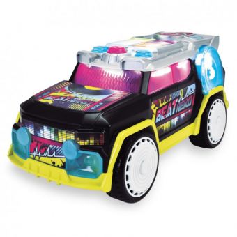 Dickie Toys Beat Hero lekebil med DJ-konsoll m/ 22 lydeffekter