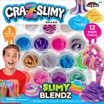 CraZArt Cra-Z-Slimy Slimy Blendz m/ 12 farger