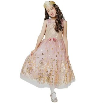Skinnende Prinsesse Kostyme 7-8 år (120-130 cm)