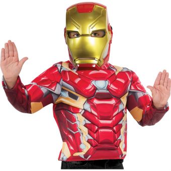 Marvel Avengers Metallisk Maske - Iron Man