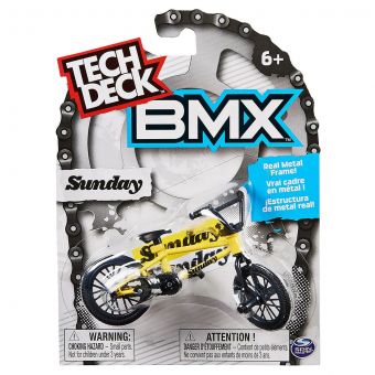 Tech Deck BMX - Gul Sunday Sykkel