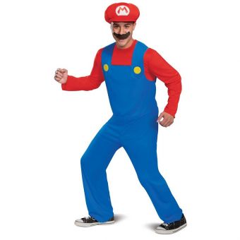 Super Mario kostyme voksen L-XL
